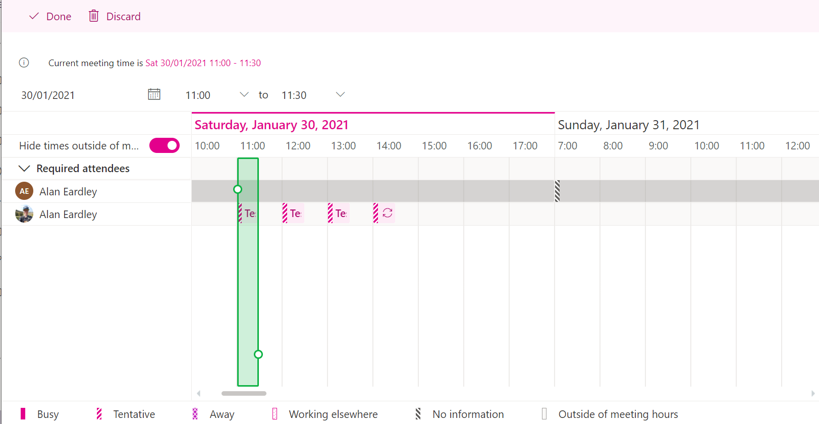 Image showing scheduling assisstant